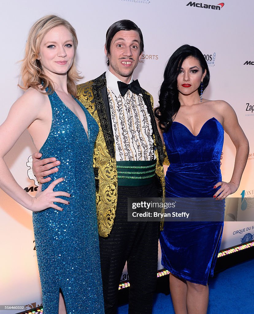 "Absinthe" show cast members Charlie Starling, The Gazillionaire and