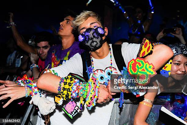 Guest attends the Ultra Music Festival 2016 on March 18, 2016 in Miami, Florida.