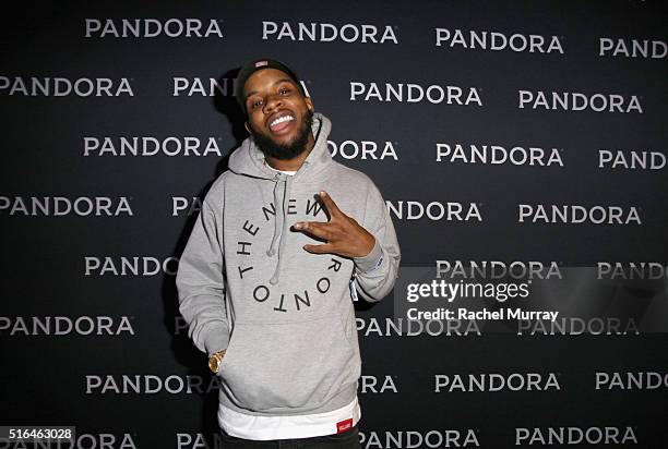 Rapper Tory Lanez attends the PANDORA Discovery Den SXSW on March 18, 2016 in Austin, Texas.