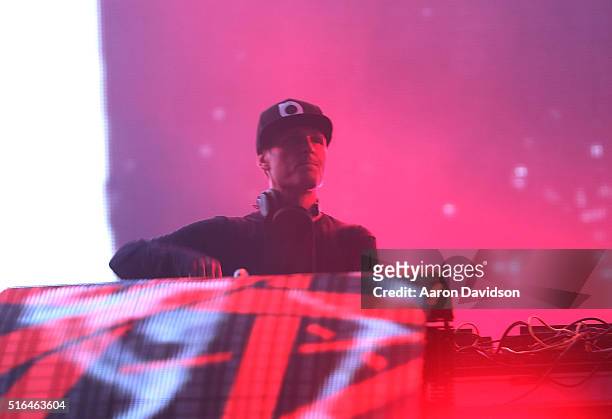 Kaskade performs at Ultra Music Festival 2016 on March 18, 2016 in Miami, Florida.
