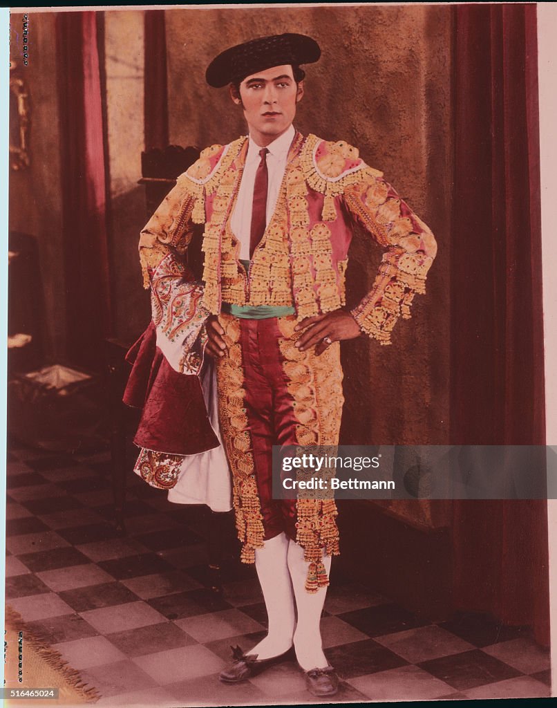 Rudolph Valentino in Toreador Costume
