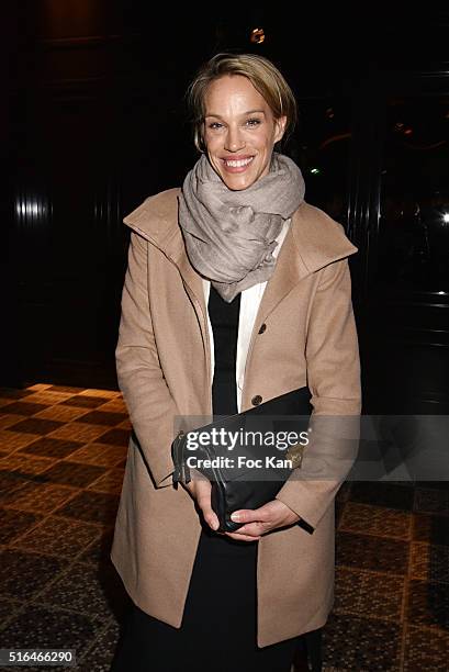 Top model/actress Emma Sjoberg attends "Je n'ecrirai Jamais Mes Memoires" - Grace Jones Biography : Launch Party Hosted By Editions Seguier At Les...