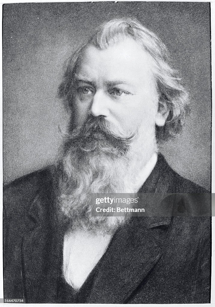 Portrait of Johannes Brahms