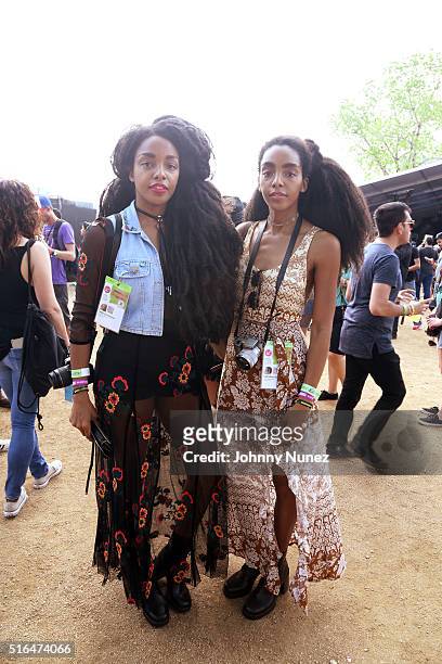 Tk Wonder and Cipriana Quann attend Fader Fort, presented by Converse at the SXSW Music Festival on March 18, 2016 in Austin, Texas.