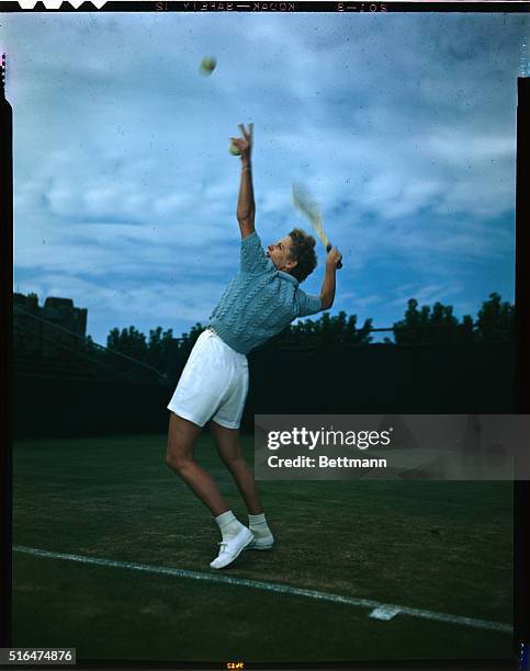 Alice Marble , U.S. Tennis star who swept the U.S singles, doubles and mixed doubles from 1938-1940 and won Wimbledon in 1939.