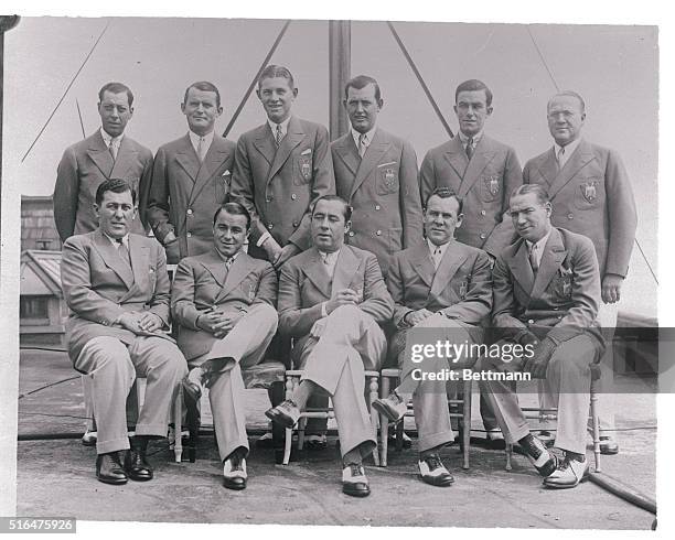 American invaders into Ryder Cup play...In the first round of the play of the Ryder Cup matches at Moortown, England, the American team emerged...