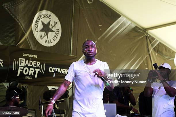 Davido Adeleke performs at Fader Fort, presented by Converse at the SXSW Music Festival on March 18, 2016 in Austin, Texas.