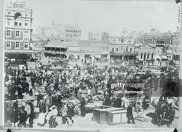 Durban: Scenes in South Africa. Refugees at Durban.