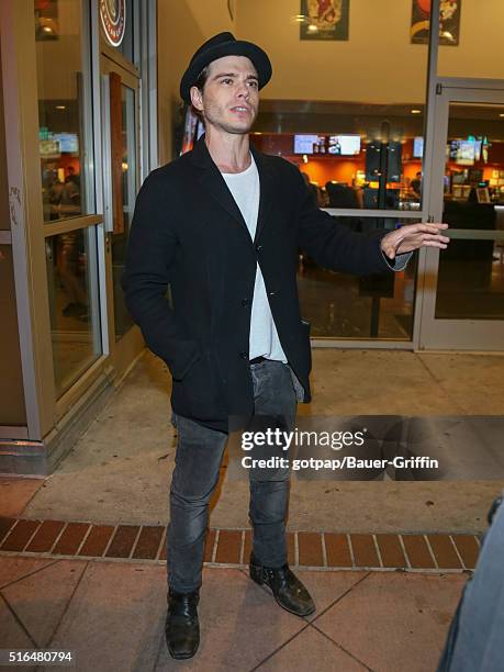 Matthew Lawrence is seen on March 18, 2016 in Los Angeles, California.