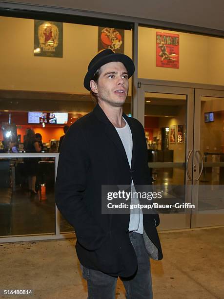 Matthew Lawrence is seen on March 18, 2016 in Los Angeles, California.