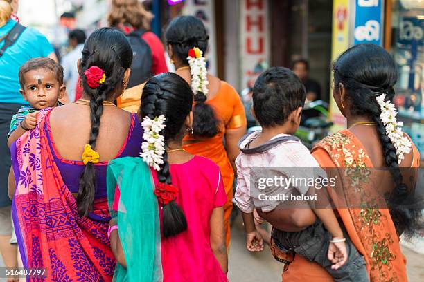 madurai crowded street - madura stock pictures, royalty-free photos & images