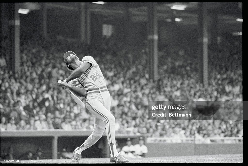 Ben Ogilvie Swinging Baseball Bat