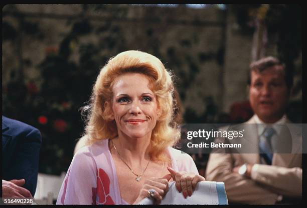 Portrait of actress Eileen Fulton, one of the stars of the television soap opera As The World Turns.