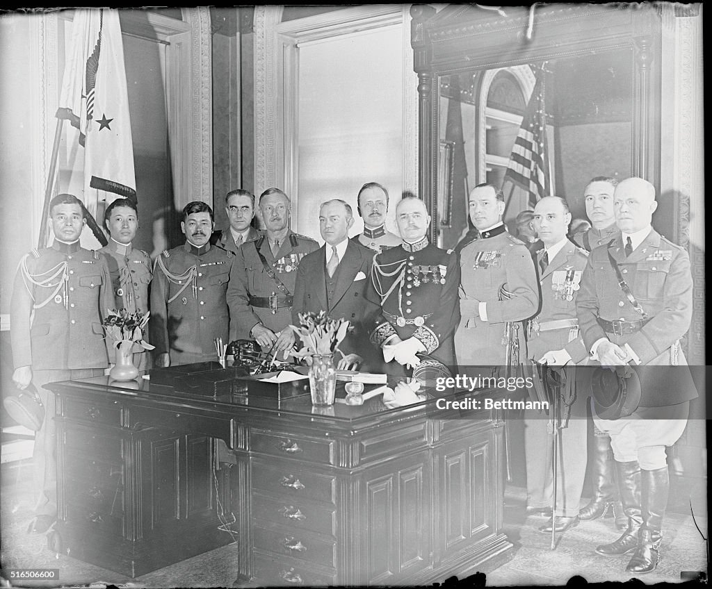 Attaches Visiting War Department