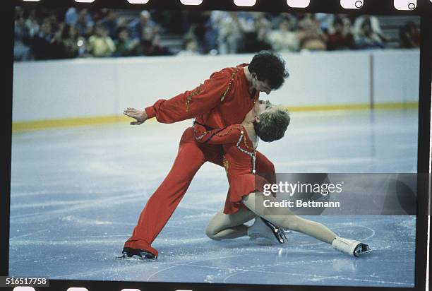 Kansas: Suzanne Semanick and Scott Gregory, dance Bronze Medalists at the U. S. Figure Skating Championships, Kansas City, Missouri.