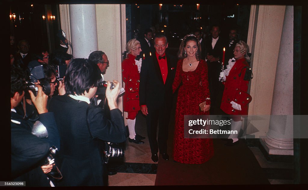 David Niven and His Wife