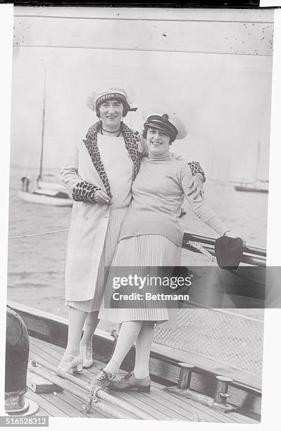 Mrs. Claude Grahame-White, divorced wife of George M. Cohan, the famous American producer, and now wife of the famous aviator Claude Grahame-White,...