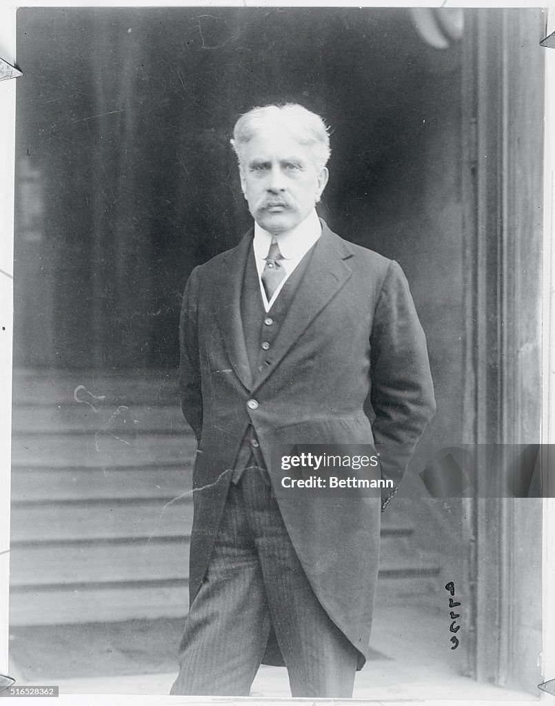 Canadian Prime Minister Robert L. Borden Posing