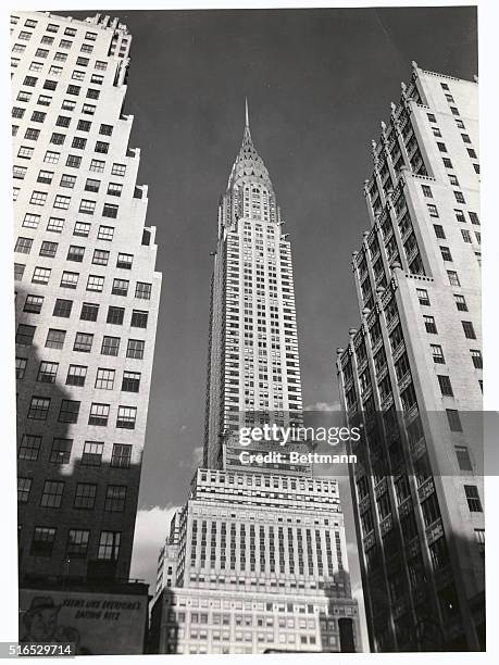 The Art Deco Chrysler Building in Manhattan, was built between 1926 and 1930.