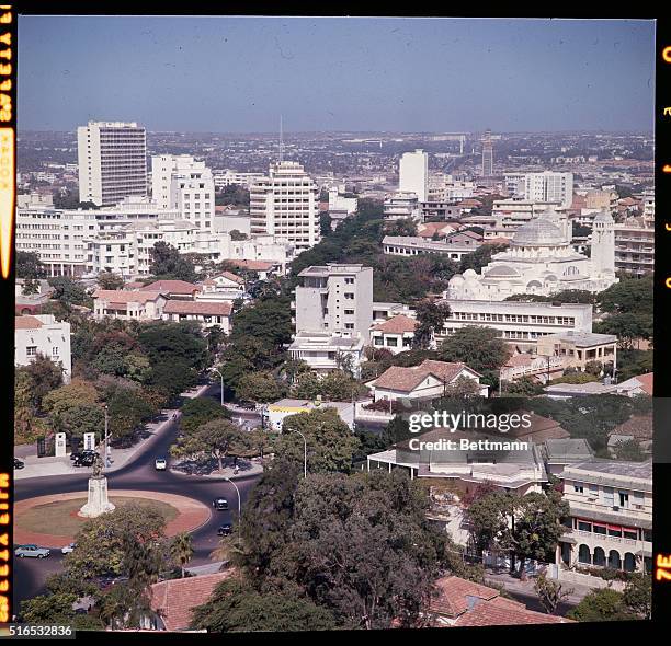 Dakar, Senegal: General view of buildings in South Africa.