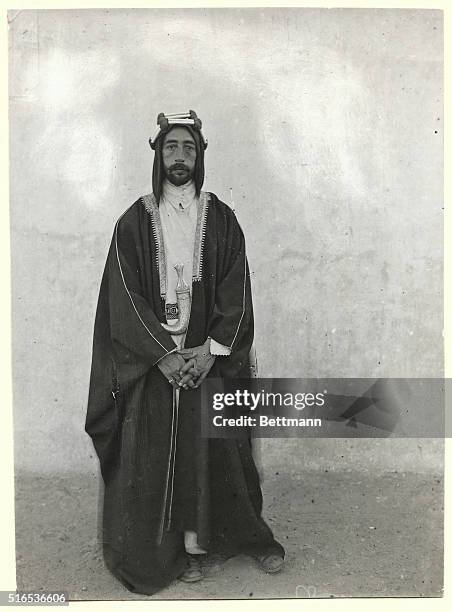 Faisal I , installed as King of Iraq by the British and became a leader of Arab nationalism.