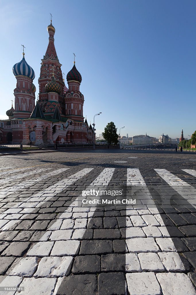 St Basil's Cathedral in Red Square in Moscow