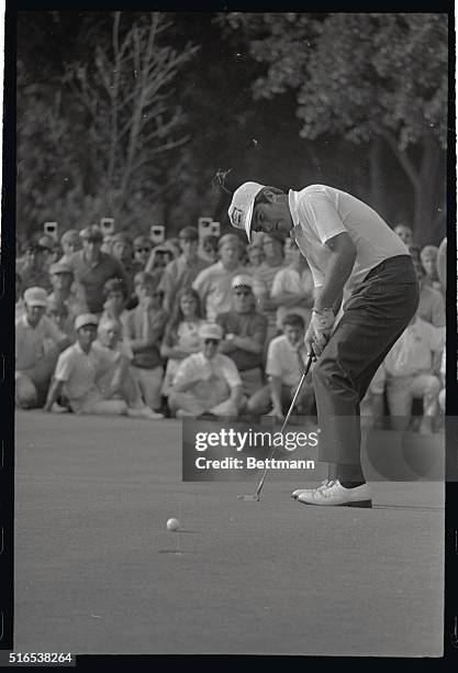 Dave Stockton during the final round of the 52nd PGA Championship. Stockton shot a 72-hole score of 1 under par, 270--good for a two stroke victory.