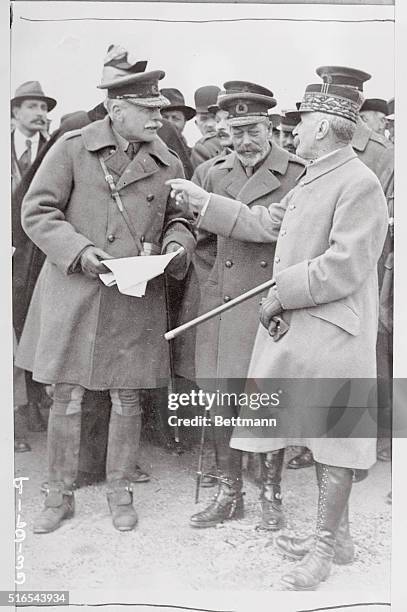 At the graveside of British soldiers at Notre Dame de Lorette, near Vimy, the King of England stepped forward and with marked emotion holding both...