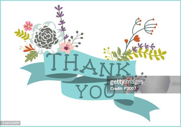 Thanks Spring Fancy 131 Thank You Card Spring Stock Photos, High-Res Pictures, and Images ...