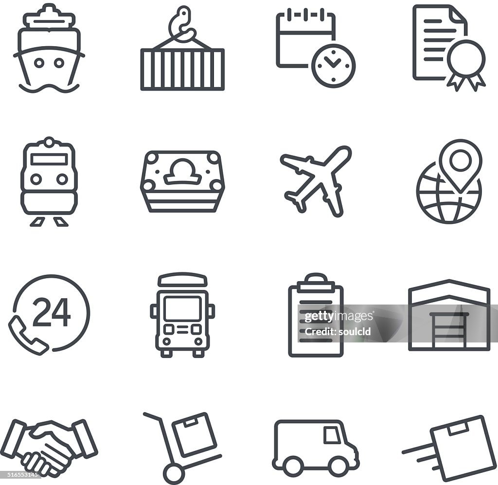 Logistics Icons