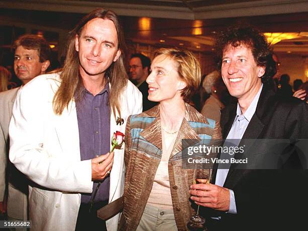 Director Scott Hicks , British actress Kristin Scott Thomas and Australian actor Geoffrey Rush pose at the British Academy of Film and Television...