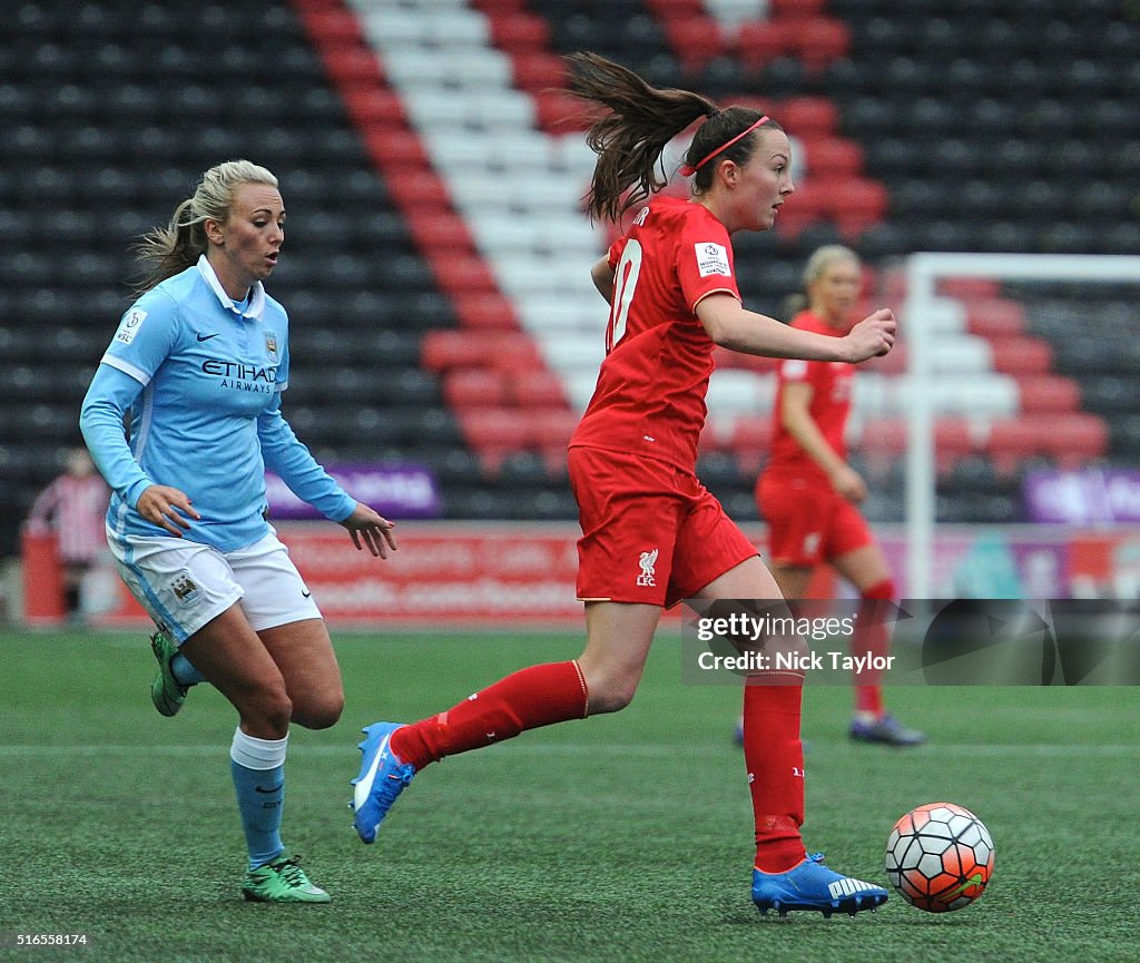 Liverpool Ladies v Manchester City Women: Women's FA Cup