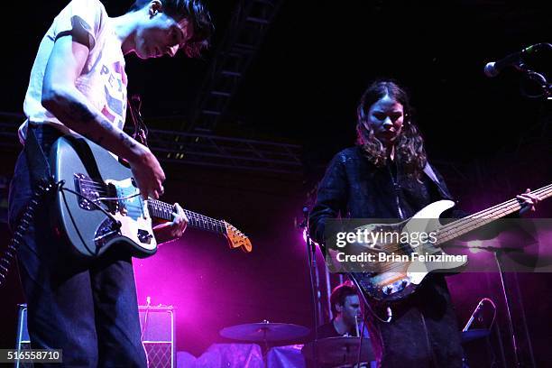 Eliot Sumner performs for the StubHub showcase at Banger's Sausage House & Beer Garden during 2016 SXSW Music, Film + Interactive Festival on March...