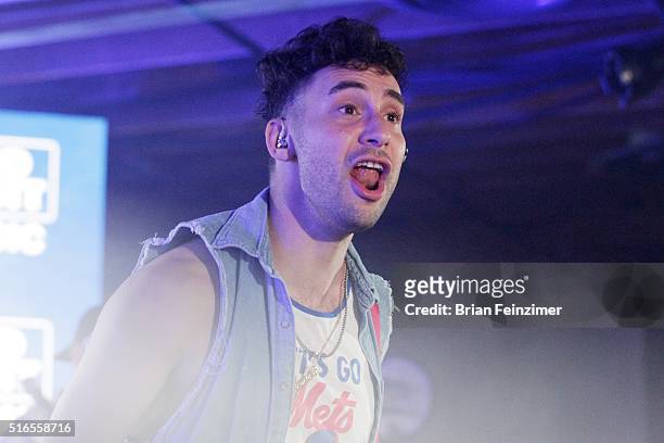 Jack Antonoff of Bleachers performs for Bud Light Factory at Brazos Hall during 2016 SXSW Music, Film + Interactive Festival on March 18, 2016 in...