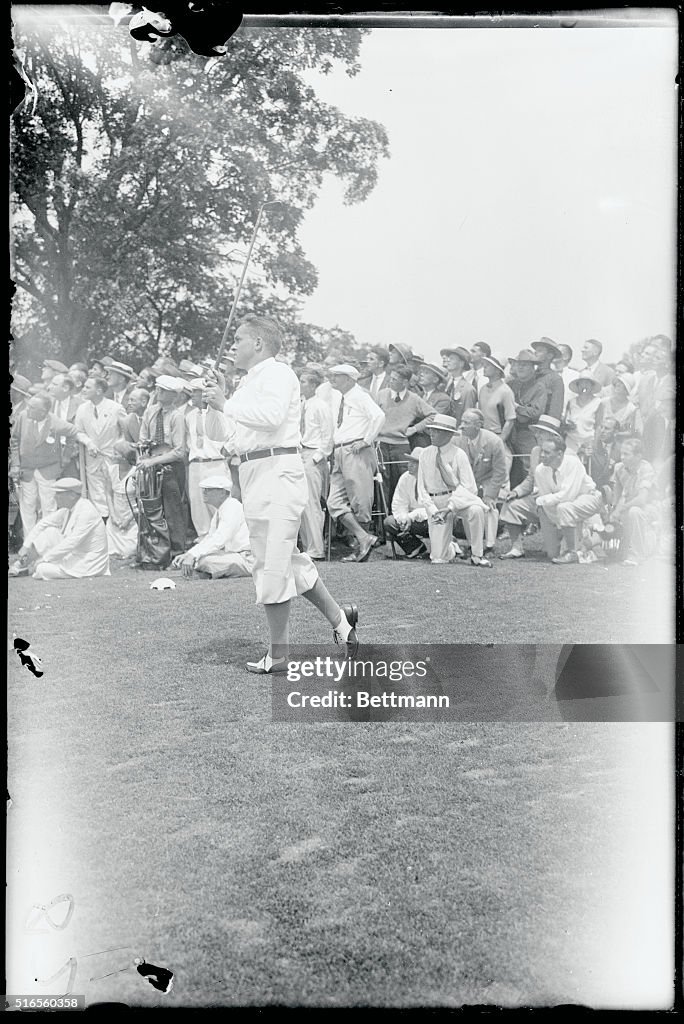 Booby Jones Taking First Swing