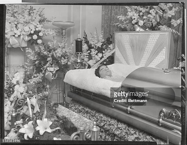 Everlasting Peace. Callander, Ont.: Lying in a grey casket in the living room of the family home, Emilie Dionne's face wears an expression of eternal...