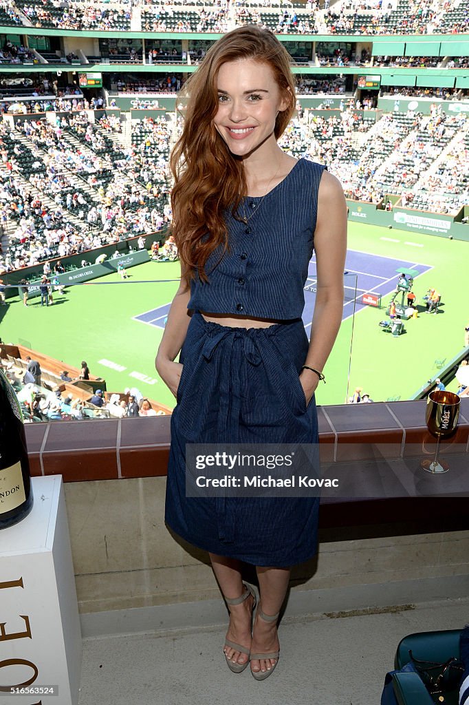 The Moet and Chandon Suite At The 2016 BNP Paribas Open - Day 13