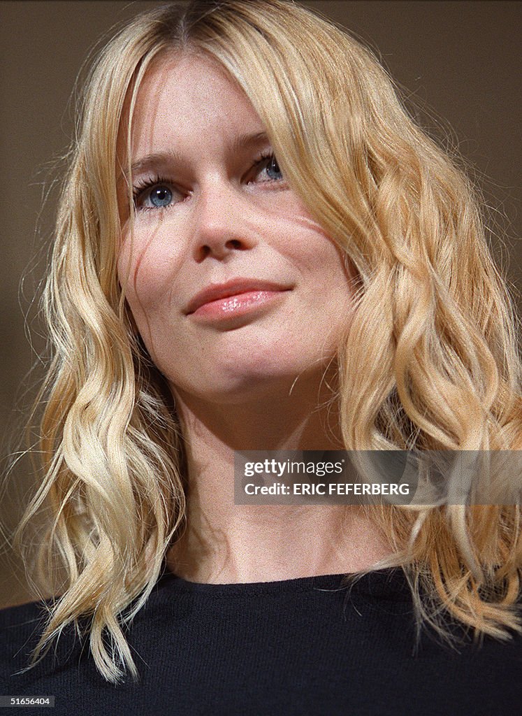 Models In Germany German super-model Claudia Schiffer makes a rare appearance on the ...