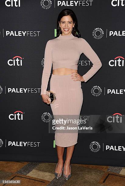 Actress Mercedes Mason attends the "Fear The Walking Dead" event at the 33rd annual PaleyFest at Dolby Theatre on March 19, 2016 in Hollywood,...