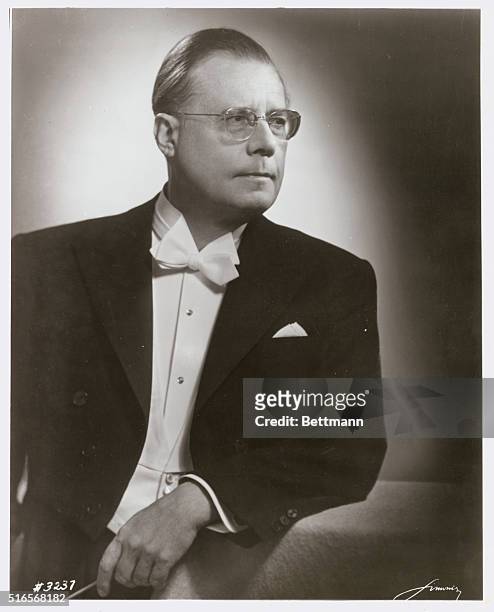 Publicity photo of Karl Bohm , Austrian conductor. Undated photograph.