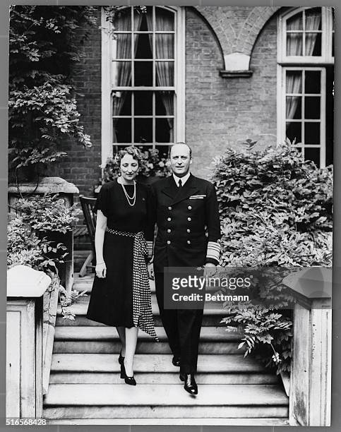 Crown Prince and Princess of Norway Reunited in London. London, England: Crown Prince Olav of Norway and his wife, the Crown Princess Martha, have...
