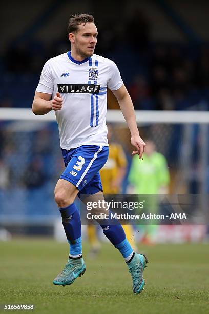 Chris Hussey of Bury during the Sky Bet League One match between Bury and Shrewsbury Town at Gigg Lane on March 18, 2016 in Bury, England.