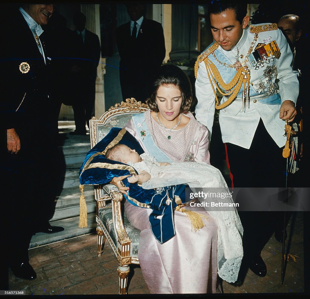 King Constantine and Queen Anne-Marie with Child