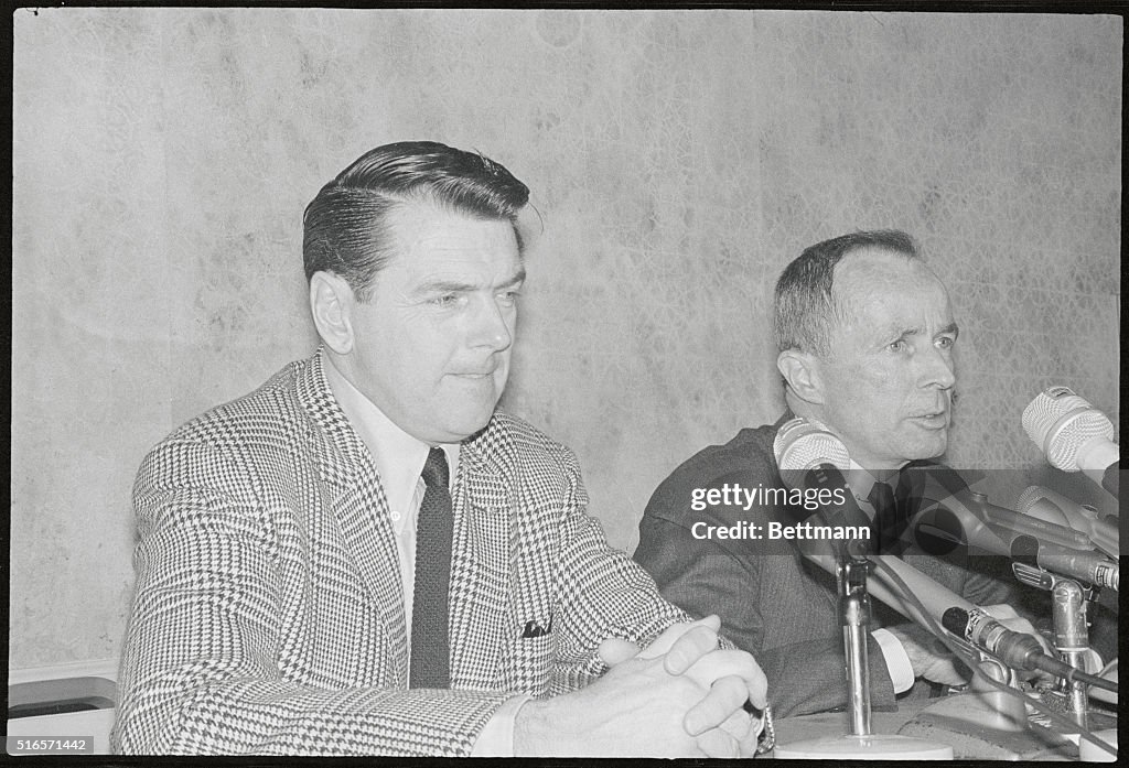 Daniel Reeves Attending News Conference