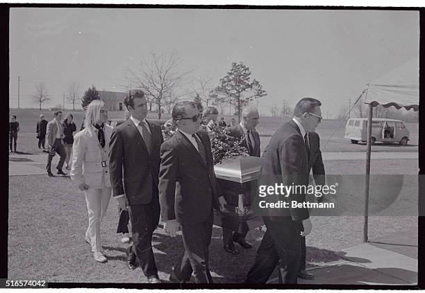 Sam Sheppard was eulogized 4/9 as a man who died with much of his life still a mystery, "known only to God." Pall bearers at Sheppard's funeral...