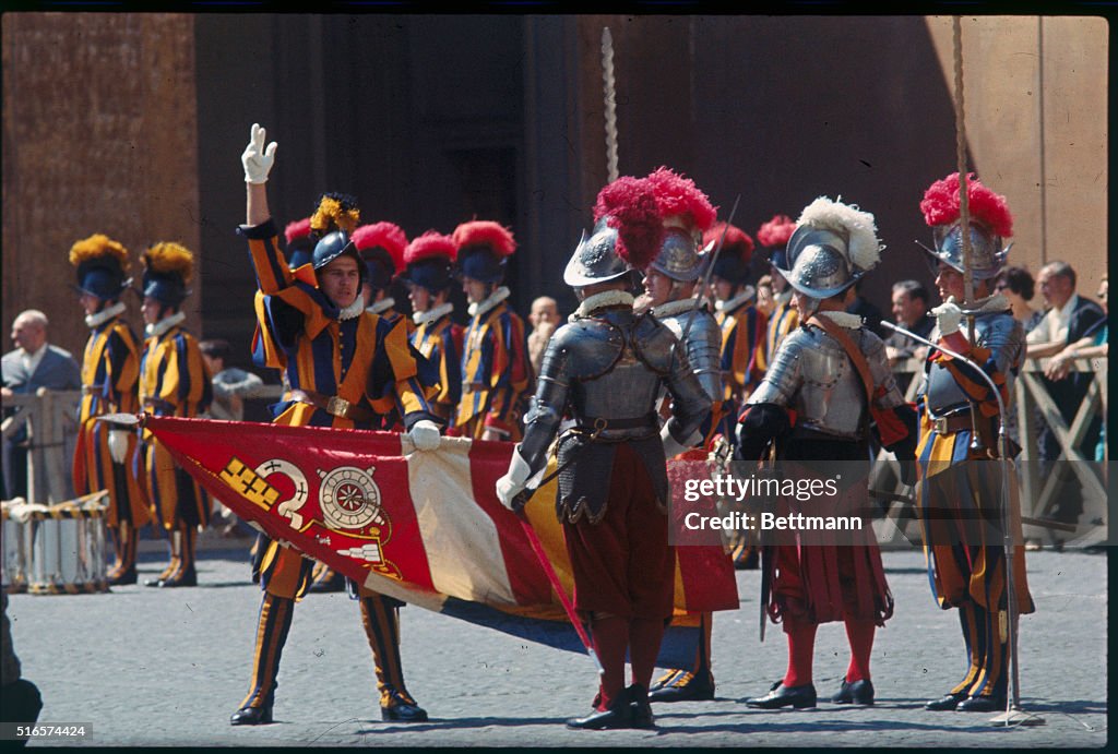 Papal Swiss Guard Taking Oath