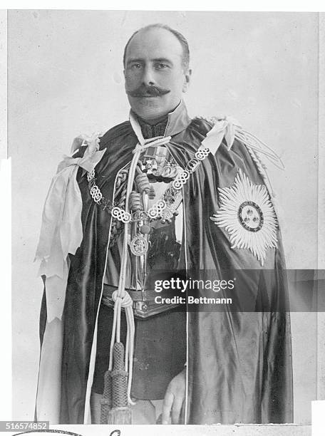 The Earl of Athlone, brother of Queen Mary of England and Master of Ceremonies at the recent wedding of the Princess Mary and Viscount Lascelles, who...