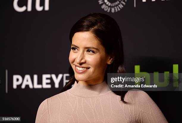 Actress Mercedes Mason arrives at The Paley Center For Media's 33rd Annual PaleyFest Los Angeles presentation of "Fear The Walking Dead" at Dolby...