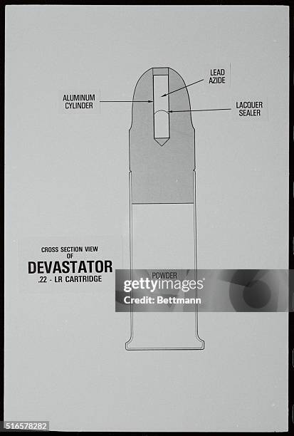 The Devastator .22 LR cartridge consists of four parts and is designed to explode upon impact. Fortunately, the bullet that hit President Ronald...