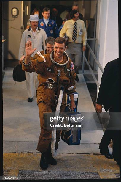 Cape Canaveral: Joe Engle, who flew the fabled X-15 rocket plane 16 times, has a wave and a new mission, as he commands the second flight of the...